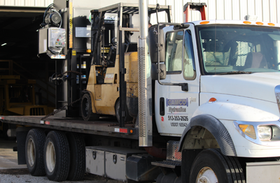 compactor on truck bed